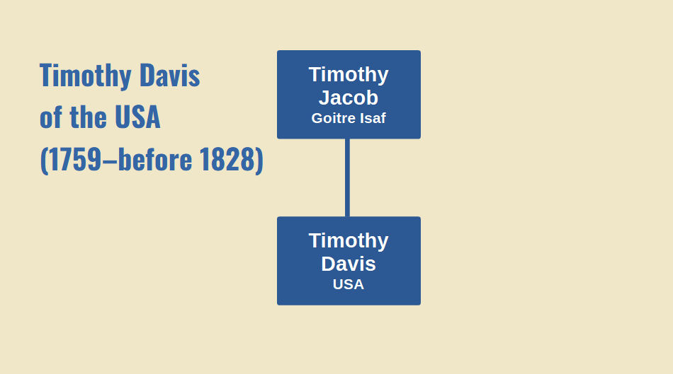 Timothy Davis of the USA (1759–before 1828)